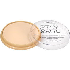 Rimmel Stay Matte Pressed Powder Translucent [001], 0.44 oz (Pack of 3)