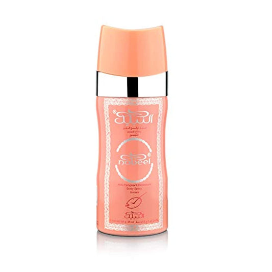 Nabeel Perfumes Antiperspirant Deodorant Unisex Body Spray (150ml/105g/5fl.oz) - 6 pack