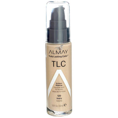 Almay TLC Truly Lasting Color 16 Hour Makeup, Ivory 01 [120] 1 oz (Pack of 2)