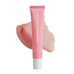 Summer Fridays Lip Butter Balm - Conditioning Lip Mask and Lip Balm for Instant Moisture, Shine and Hydration - Sheer-Tinted, Soothing Lip Care - Pink Sugar (.5 Oz)