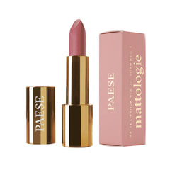 Paese Cosmetics Long Lasting Mattologie Lipstick, Matte finish and Intense Color, Vitamin A, C, E, 4.3 g (103 Total Nude)