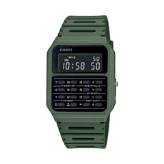 Casio Unisex Digital Dial Stainless Steel Band Watch Green