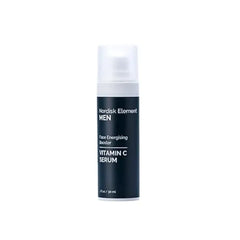 Nordisk Element Vitamin C Face Serum for Men with Hyaluronic Acid Brightening Anti Aging Face Serum for Dark Spots, Uneven Tone, and Wrinkles Hydrating Daily Moisturizer with Citrus Aroma, 1 Fl Oz