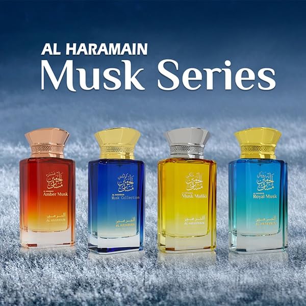 HARAMAIN AMBER SPRAY COLLECTION (AL HARAMAIN MUSK MALIKI 100ML EDP)