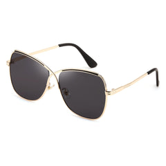 FEISEDY Womens Pilot Sunglasses Oversized Butterfly X Shape Design Cateye Cute Lady Sunglasses B2738