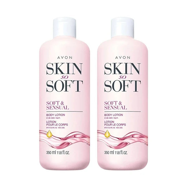 AVON Set of 2 - Avon Skin So Soft Soft & Sensual Body Lotion