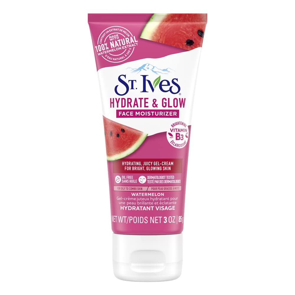 ST. Ives Juicy Gel Cream Hydrate & Glow Face Moisturizer Watermelon 85g
