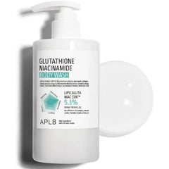 APLB Glutathione Niacinamide Body Wash | LIPO GLUTA NIAC CEN™ 5.3% 10.14 FL.OZ/Korean Skincare, Gentle Ingredients for the Safety of Your Skin, Long Lasting deep Moisture for Soft Skin