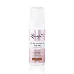 Loving Tan 8 HR Deluxe Self Tanning Mousse, Dark Streak Free, Professional Quality Sunless Tanning Up to 5 Self Tanner Applications per Bottle, Naturally Derived DHA 4 Fl Oz Packaging May Vary