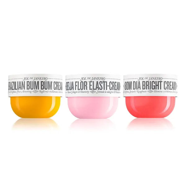 SOL DE JANEIRO Ultimate Body Cream Bundle, Visibly Tighten, Brighten & Plump