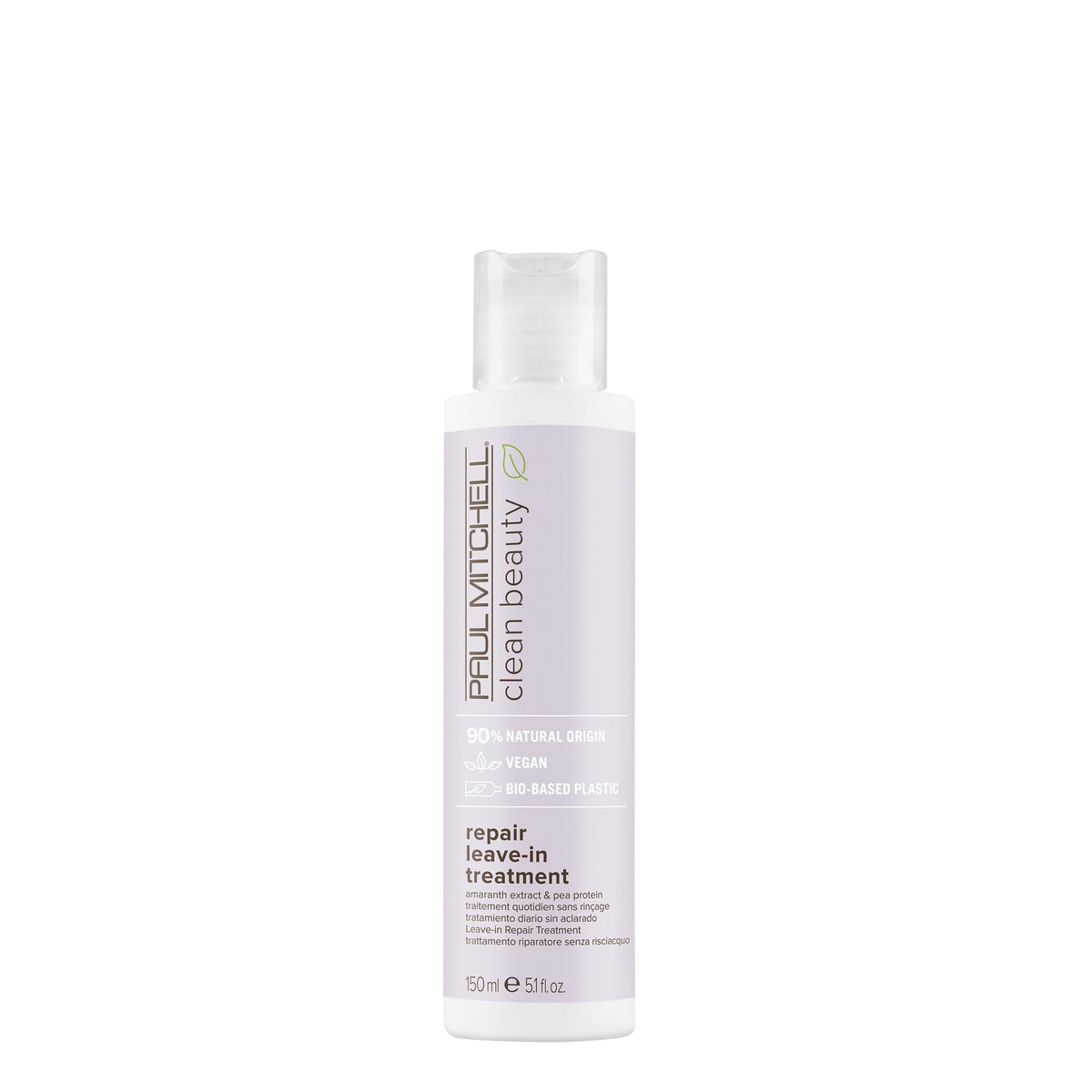 Paul Mitchell Clean Beauty Repair Leave-In Conditioner, Leave-In Conditioner for Restoring Strands, for Damaged and Split Hair, 150ml