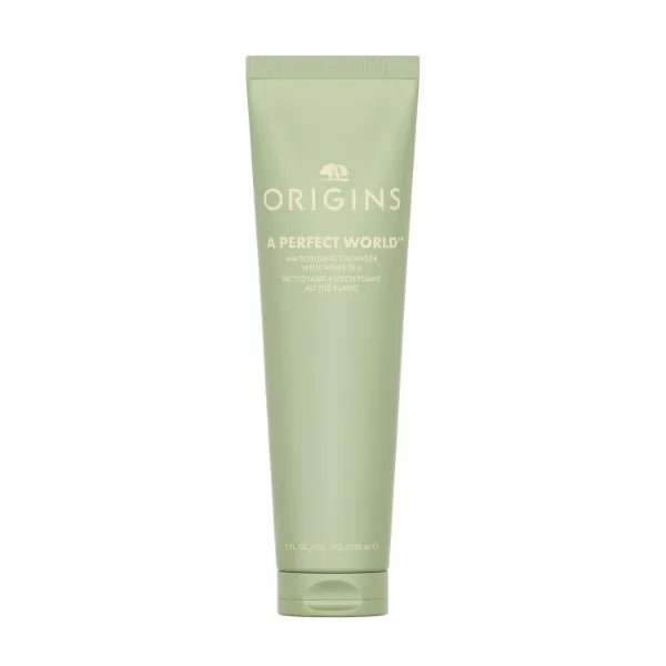 Origins A Perfect World Antioxidant Cleanser | For Dry and Combination Skin | With White Tea & Glycerin, 5 Fl Oz