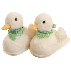 VTTDB Duck Slippers for Women Fuzzy Animal Plush Slippers Winter Indoor House Slides Warm Fluffy Slipper for Women