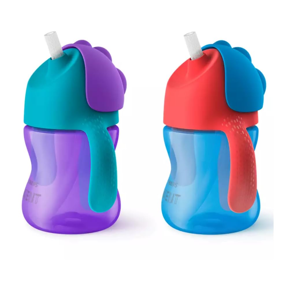 Philips Avent Bendy Straw Cup, 200 Ml, 9+ Months, Assorted Color