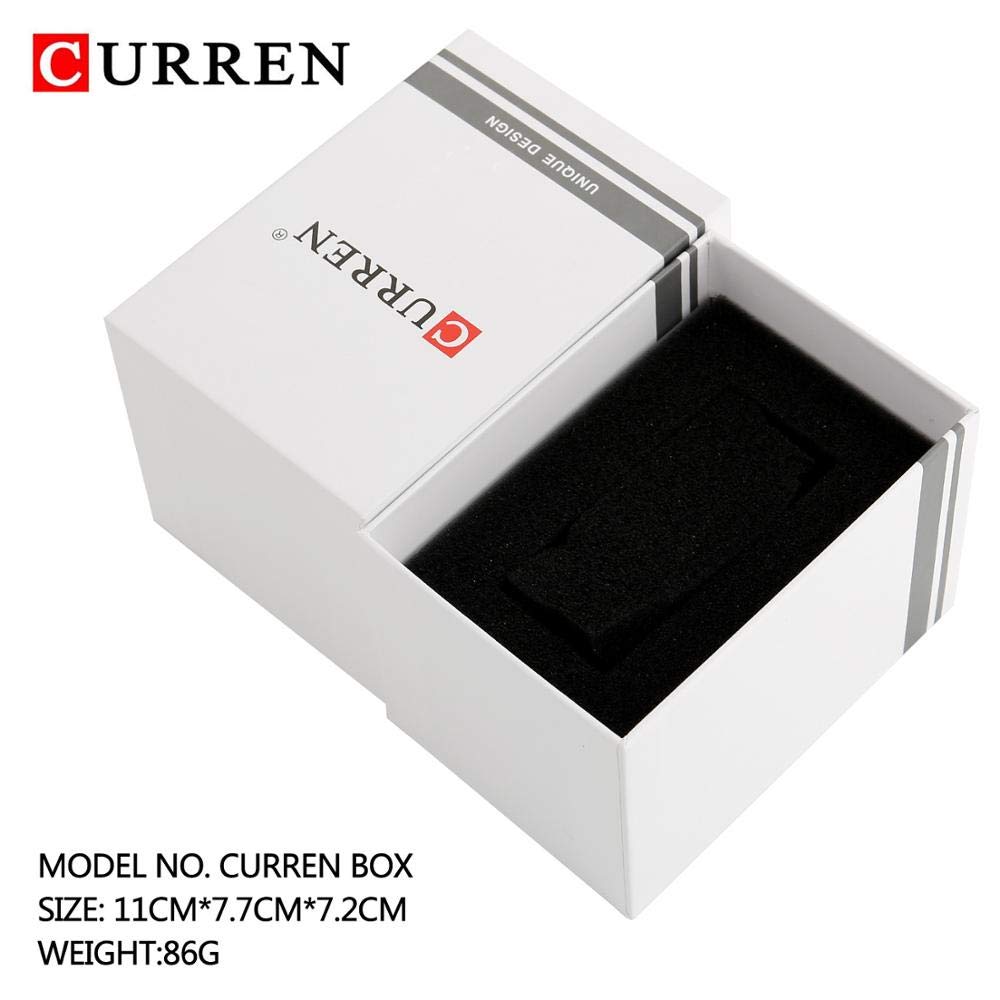 CURREN 8303 Men Quartz Movement Wristwatches Fashion&Casual Stainless Steel Band Alloy Case Simple Style