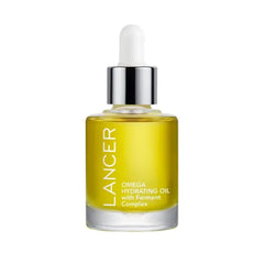 Lancer Skincare Omega Hydrating Oil with Ferment Complex, Daily Facial-Oil Moisturizer Serum with Turmeric, 1 Fl Oz