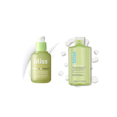 Bliss Disappearing Act Toner + Disappearing Act Pore Serum Duo | Niacinamide, Pore-Minimizing Set for Clear, Smooth Skin