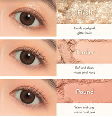 UNLEASHIA Glitterpedia Eye Palette |Eye Shadow|Eye Makeup|Point Makeup Vegan|Cosmetics|Korean Cosmetics|Daily|matte|glitter|shimmer|pearl|daily|party|sparkling (N°3 All of Coralpink)