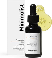 Minimalist 3% Tranexamic Acid Face Serum for Pimples, PIH, and Acne Scars | Facial Serum with HPA to Help Provide an Even Skin Tone | 30ml
