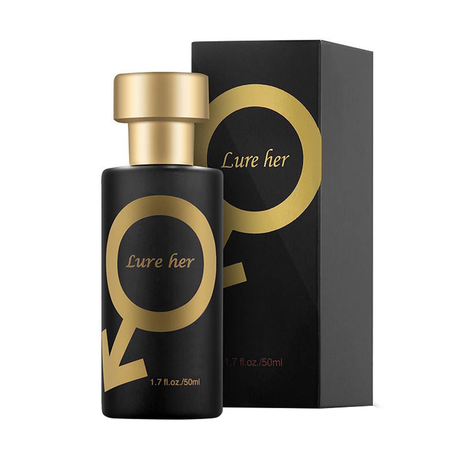 3pcs Lure Her Perfume for Men, Pheromone Cologne Perfume, Golden Lure Lashvio Perfume for Men, Make You More Attractive