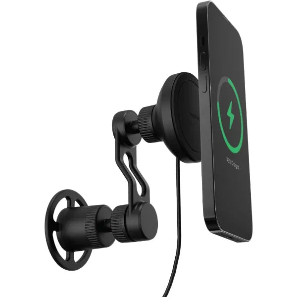 Mophie Snap+ Wireless Charging Vent Mount – MagSafe Compatible 7.5W Car Charger for iPhone 16/15/14/13/12 Series, Adjustable Secure Vent Mount