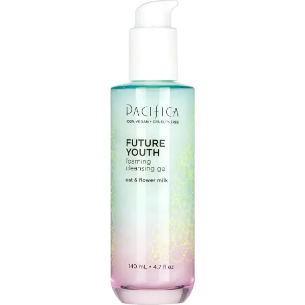 Pacifica Future Youth Foaming Face Wash - Hydrating Anti-Aging Cleansing Gel, Dermatologist Tested Gentle Facial Cleanser, Alcohol-Free Vegan Formula for All Skin Types Clean Beauty Cruelty-Free 4.7oz