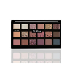 FLiCKA Game Of Colors Makeup Eyeshadow Palette| Matte & Shimmery Finish, Smudge Proof, Crease Proof & Smear Proof| Highly Pigmented & Easy To Blend, 03 On First Thought, 18g