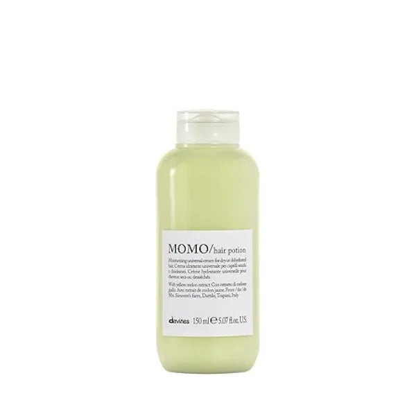 Davines MOMO Potion, Leave In Combing Cream with Moisturizing Formula for Dry and Dehydrated Hair Restores Hydration, Softness, and Shine with Melon Extract, Weightless, 5.07 Fl Oz