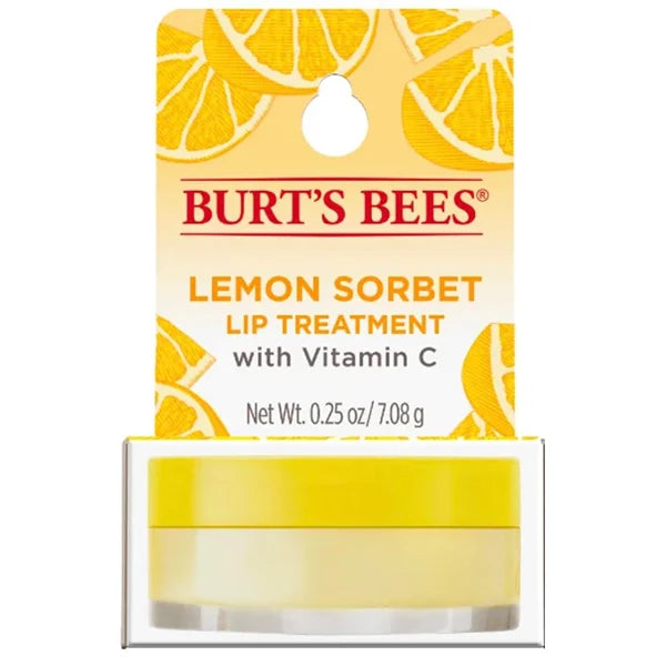 Burt's Bees 100% Natural Origin Lip Treatment with Sea Minerals Sweet Mint (Lemon Sorbet) - Hydrating, Moisturizing, Nourishing, Uplifting Lip Balm