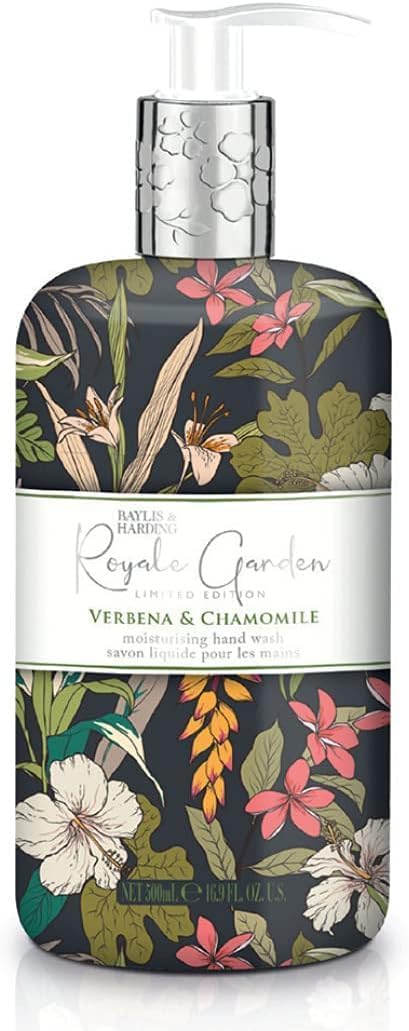 Baylis & Harding Royale Garden Verbena & Chamomile Hand Wash, 500ml (Pack of 1) | Moisturizing & Refreshing | Floral Fragrance | Vegan