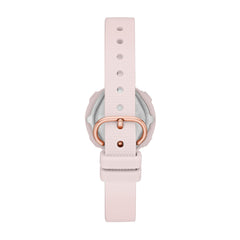 Skechers Women's Quartz Metal and Silicone Sports Digital Watch - Mini Digi Rose Gold, Blush