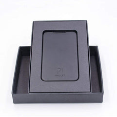 DUCHIC Credit Card Package Credit Card Holder Anti-Side Wallet Action Wallet Push-Pull Card Holder for Women Men Black