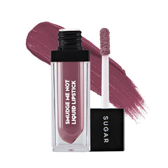Sugar Cosmetics Smudge Me Not Liquid Lipstick - 16 Bare Flair (Rosy Brown) Matte liquid finish with intense pigment, long-lasting formula, smudge-proof