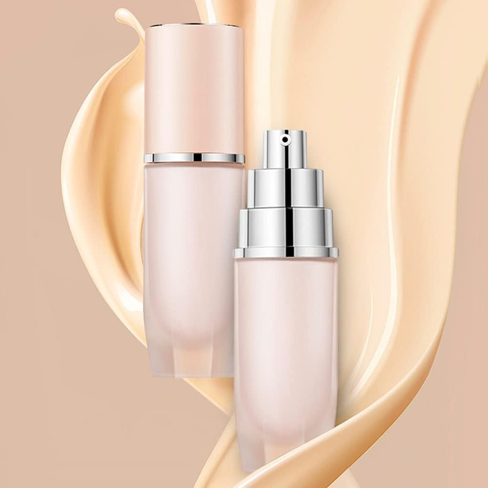 NLLNT Concealer Liquid Foundation, Matte Oil Control Concealer Foundation Cream,Full Coverage Long Lasting Waterproof Matte Liquid Foundation