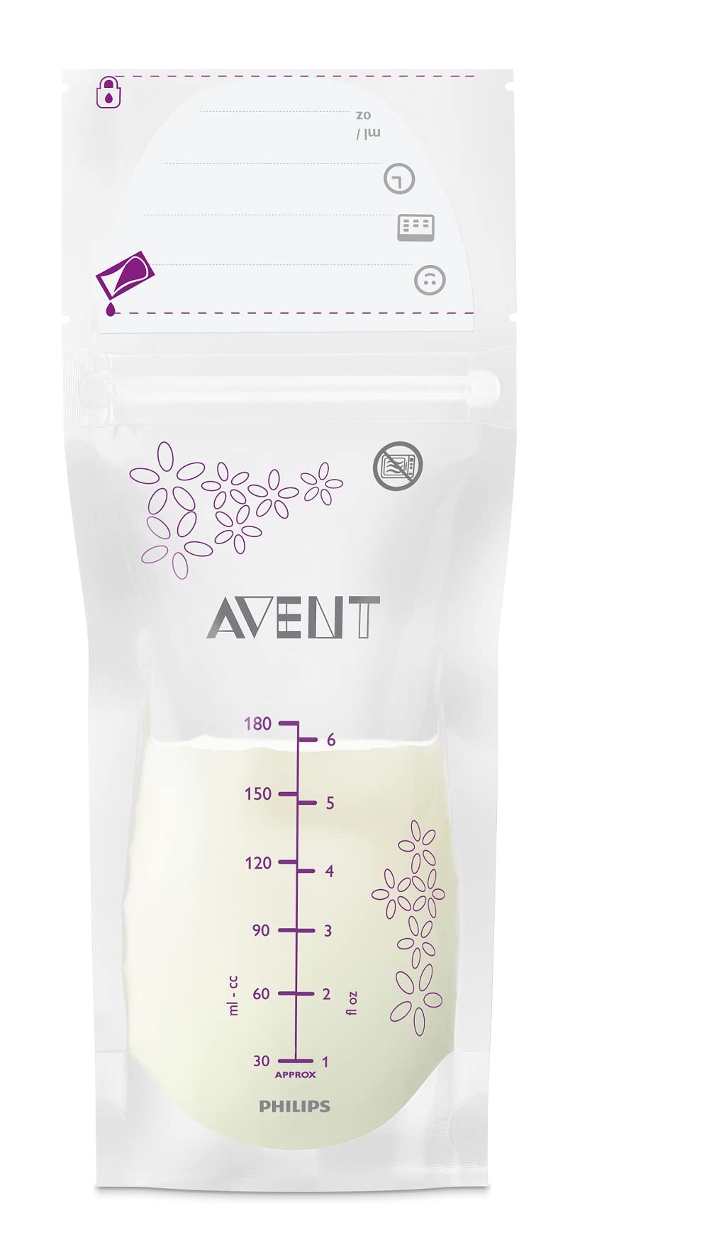 Philips Avent Breast milk bags 180ml 25PK