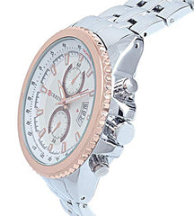 Curren Men's White Dial Stainless Steel Band Watch [M8082SWG]