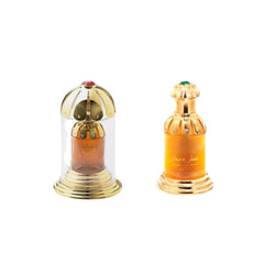 RASASI Attar Mubakhar (Unisex) - Concentrated Perfume Oil (Attar) 20 ML(0.6 oz) I Floral, Woody, Rose, Sandalwood, Vanilla & Musk I (Xtra Value - Attar Al Oudh & Mubakhar)