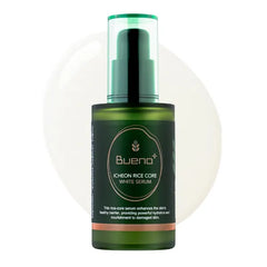 Bueno+ Icheon Rice Core Serum 1.59 fl.oz (50ml) | Facial Serum with Icheon Rice Amino Acids for Soothing & Hydration | 100% Vegan Formula, Korean Skin Care