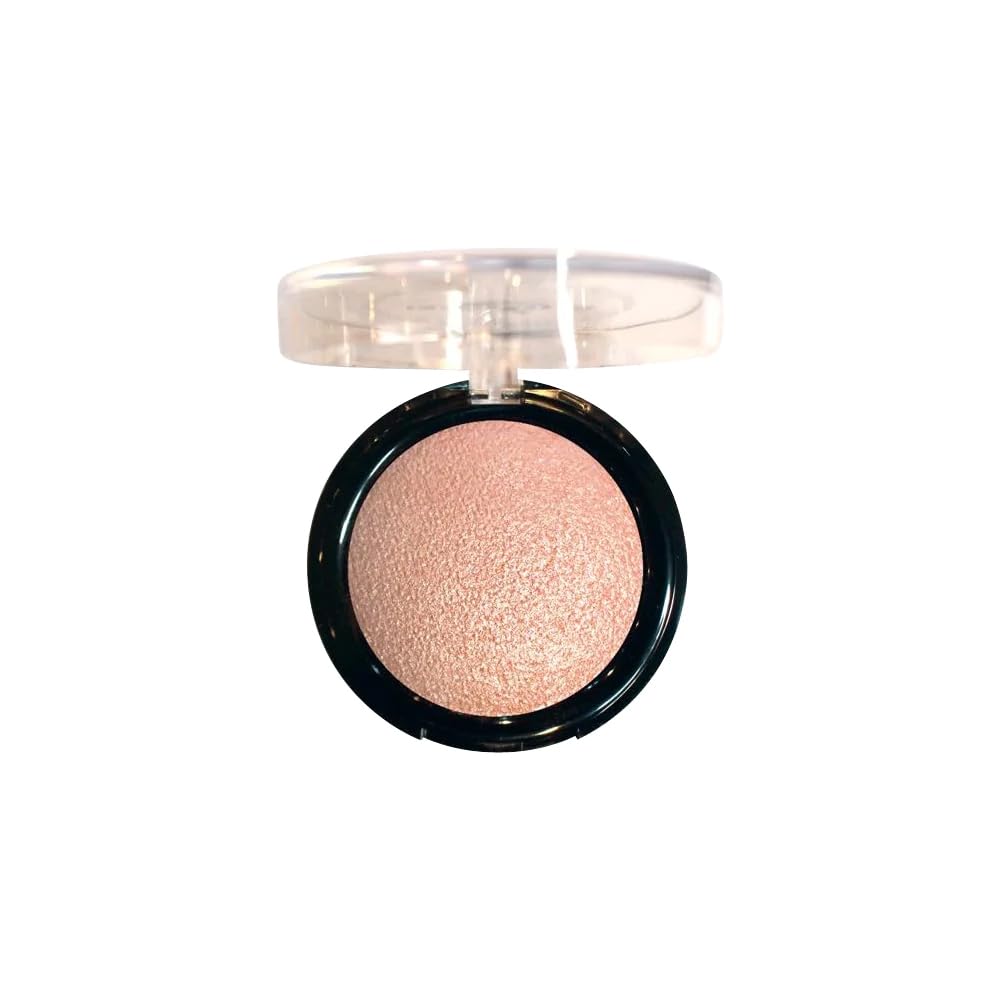 CHRISTINE Bronze Baked Powder Palette, Shimmer Shades for Face Highlighter Makeup, Highly Pigmented Illuminating Bronzer Powder Weightless Creamy Texture to settle your base (Bronze - 828)