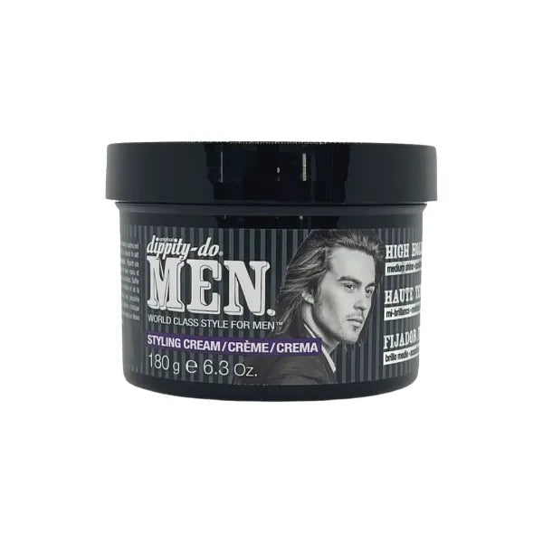 Dippity Do for Men, Styling Cream High Hold, 6.3 Oz