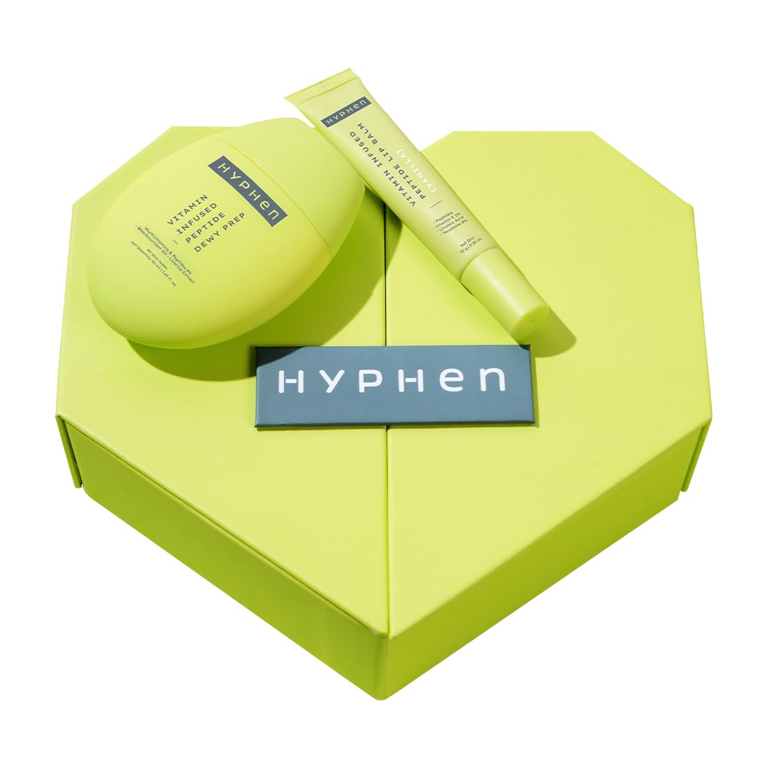 Hyphen Rakhi Gift Kit Set for Sister/Bhabhi|Vitamin - Infused Peptide Heart Gift Kit|Visible Dewy Glow & Moisturized, Juicy Lips|Anniversary, Birthday, Valentine, Raksha Bandhan & All Occasions Gift