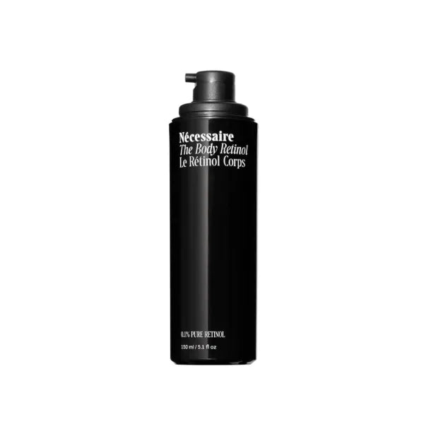 Nécessaire The Body Retinol - Firming Repair Serum + Retinol Body Lotion For Women & Men, Wrinkle + Line Prevention, 0.1% Pure + 10% AHA Crepey Skin Treatment, 5.1 oz