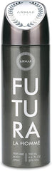 Armaf Futura La Homme Silver Deodorant for men 200 ML - Perfumes - body spray for men - Fairness, fresh, relaxing all day - Deo