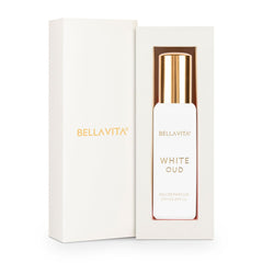 Bella Vita Luxury Organic White Oud Eau De Parfum For Men & Women | Soft Oudh Premium Fragrance with Orange, Fressia, Oudh, Tobacco & Musk | Long Lasting Fragrance Unisex, 20 ML