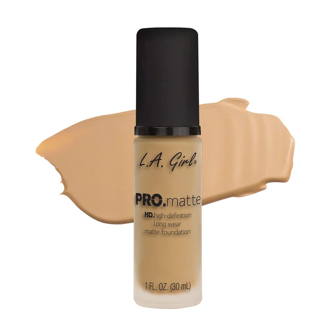 L.A. Girl pro mattte hight definition long wear matte foundation 30ml, beige, glm673