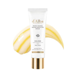 d'Alba Piedmont White Truffle Double Moisture Cream, 2-in-1 Face Moisturizer, Dual Formula in One tube (2.02 oz)