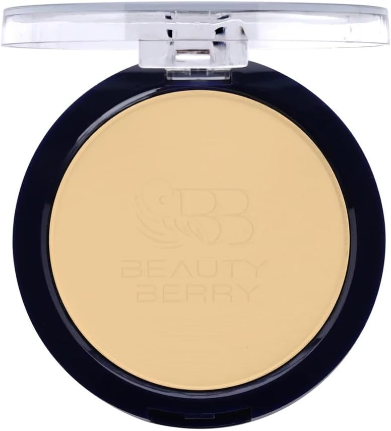 Beauty Berry [Pack of 2] HD High Definition Two Way Cake Compact, SPF-20 (03 - Golden Beige, Pack of 2)