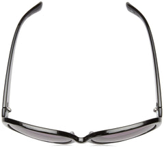 Skechers Women's Sea6167 Square Sunglasses, Shiny Black, 58 mm