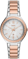 Fossil Ashtyn Three-Hand Date Two-Tone Stainless Steel Watch - BQ3844