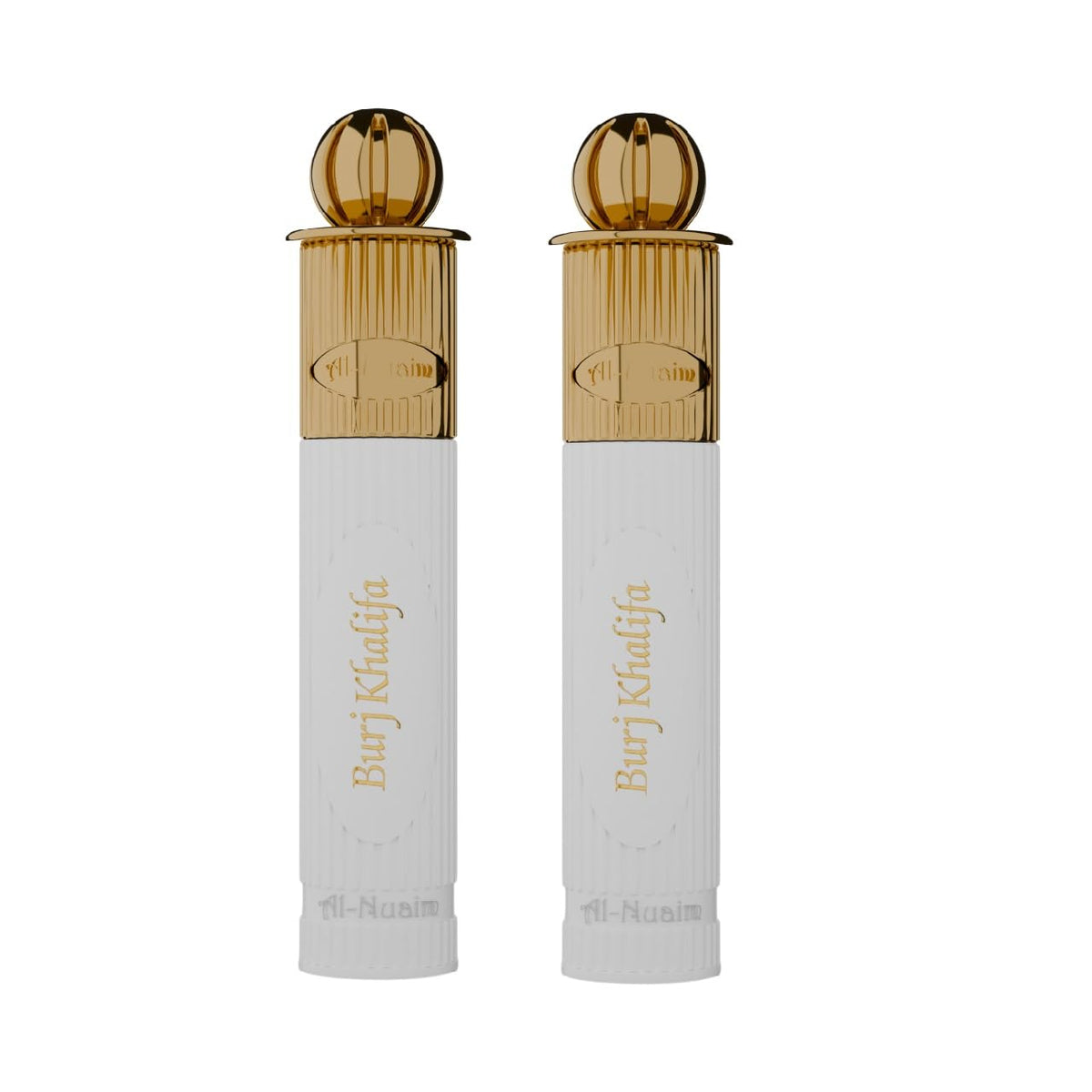 Al-Nuaim Burj Khalifa Alcohol Free Attar Roll On for Men & Women - Pack of 2 (6ml Each) | Exquisite & Long Lasting Fragrance